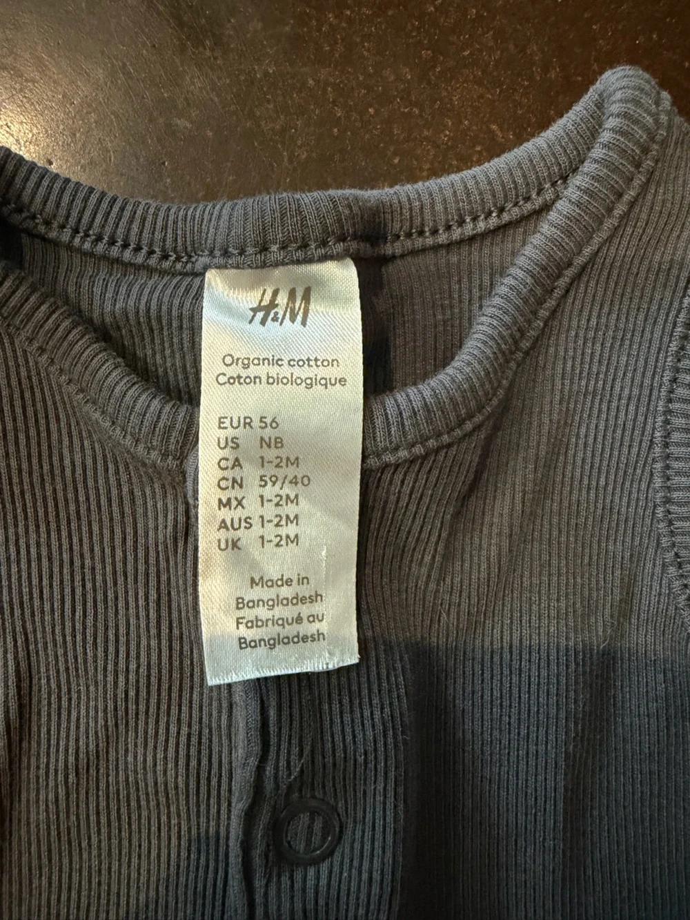 H&M Ribbed Tank Top One-Piece - Gray